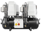 Cattani AC400Q-1P Quiet Tandem 2 Cylinder Oil-free Dental Compressor | 5-6 chairs
