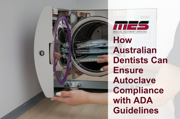 Modern autoclave used in a dental clinic to ensure compliance with Australian Dental Association (ADA) sterilization guidelines.