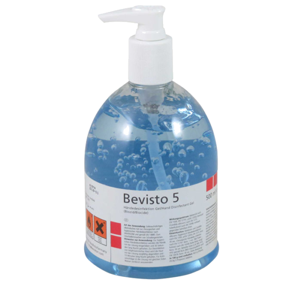 Hand Disinfectant Gel – Bevisto5 500ml
