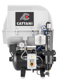 Cattani AC100Q Quiet Single Cylinder Oil-free Dental Compressor | 1 chair - With pre-filter for humid climate